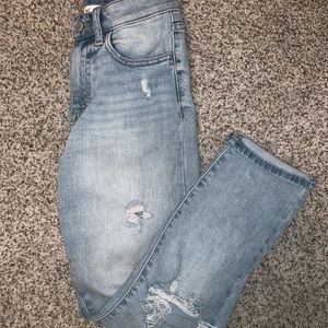 Willow and root mom fit jeans